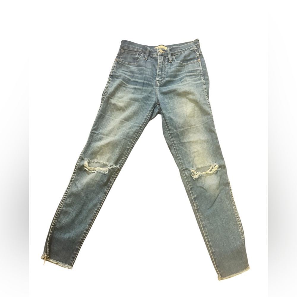 Madewell Distressed 10” Roadtripper Jeans